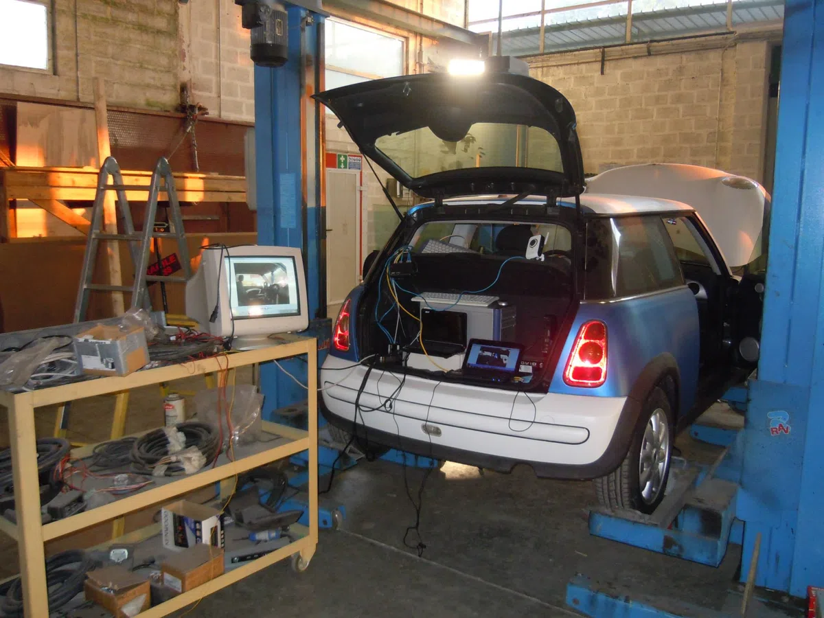 AI Mini Cooper autonomous vehicle project