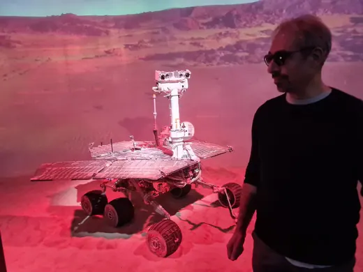 Mars rover fieldwork