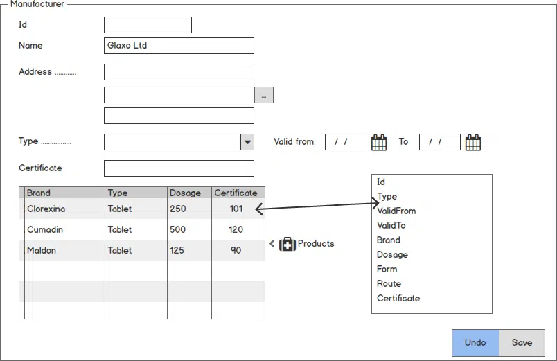 Edit Manufacturer