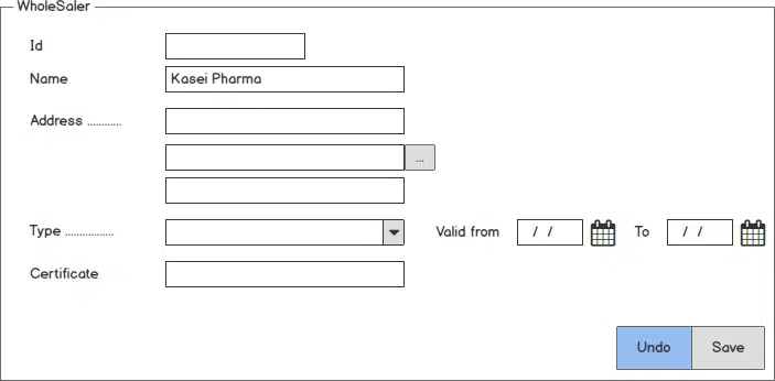 Edit Wholesaler