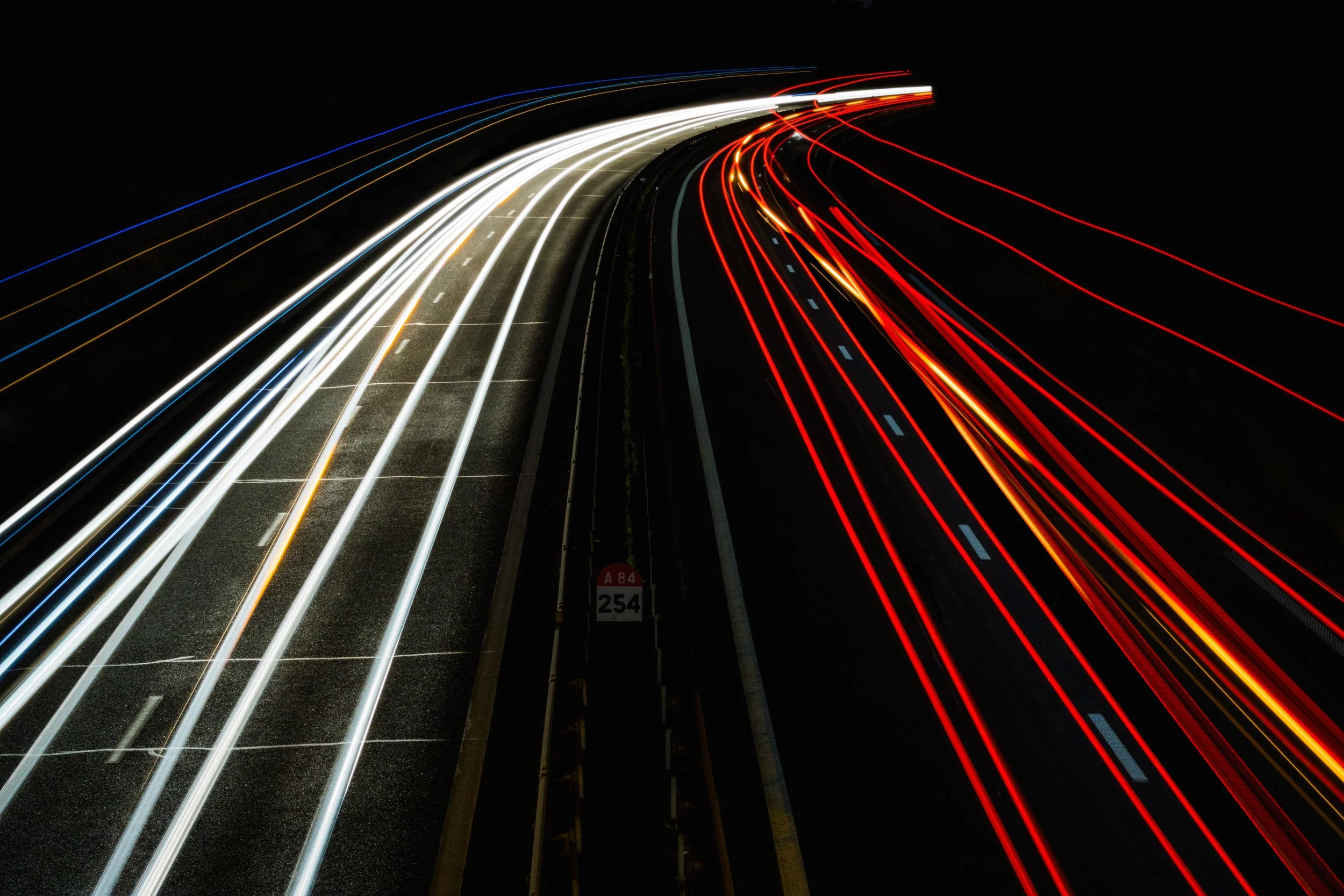 automotive light trails